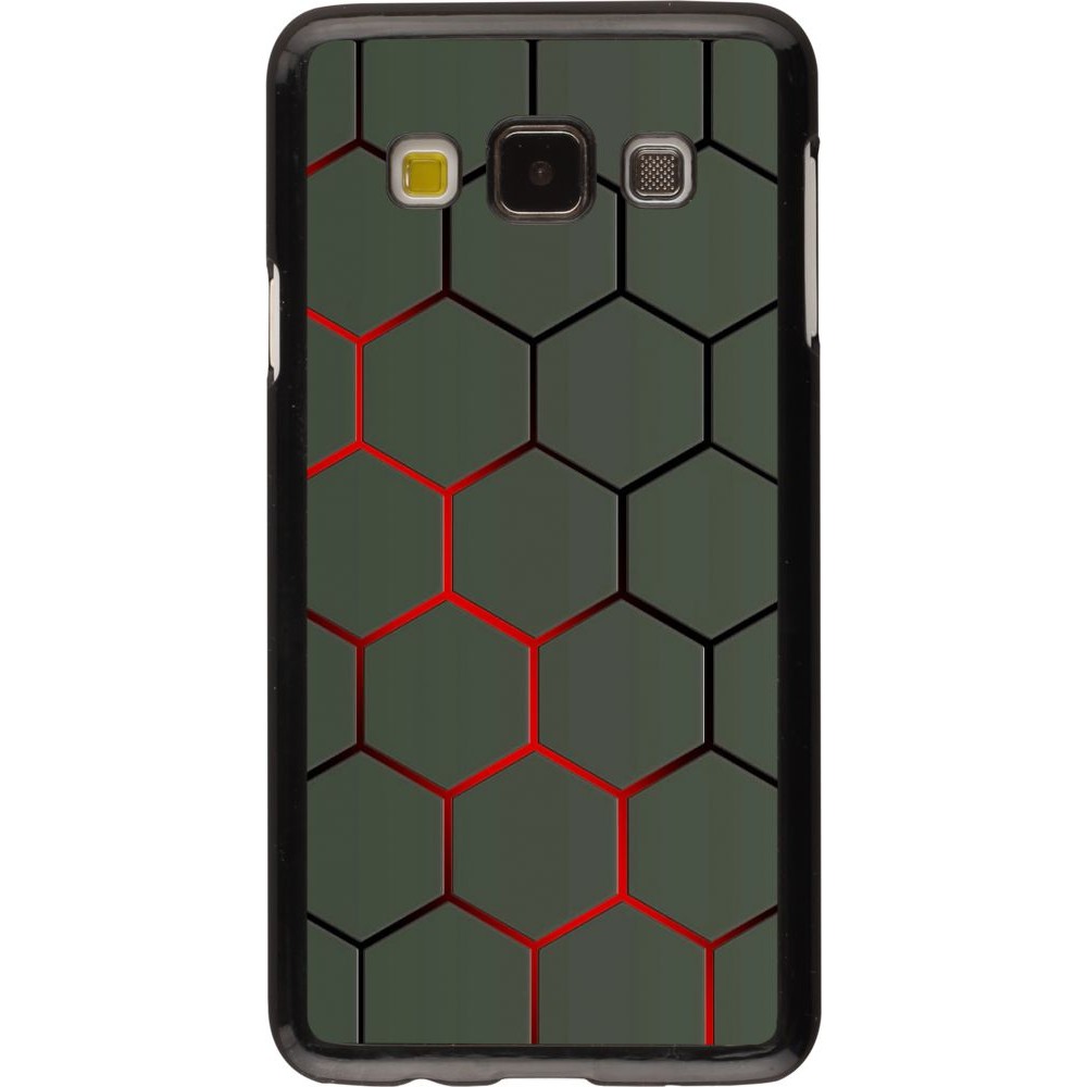 Coque Samsung Galaxy A3 (2015) - Geometric Line red