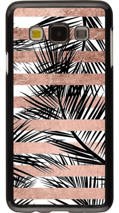 Coque Samsung Galaxy A3 (2015) - Palm trees gold stripes