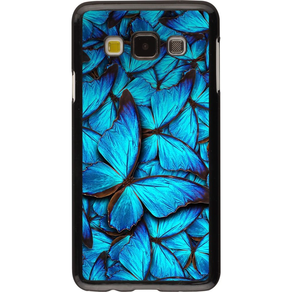 Hülle Samsung Galaxy A3 (2015) - Papillon - Bleu
