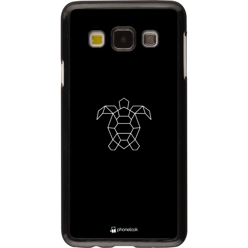 Coque Samsung Galaxy A3 (2015) - Turtles lines on black