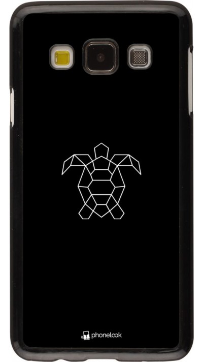Coque Samsung Galaxy A3 (2015) - Turtles lines on black