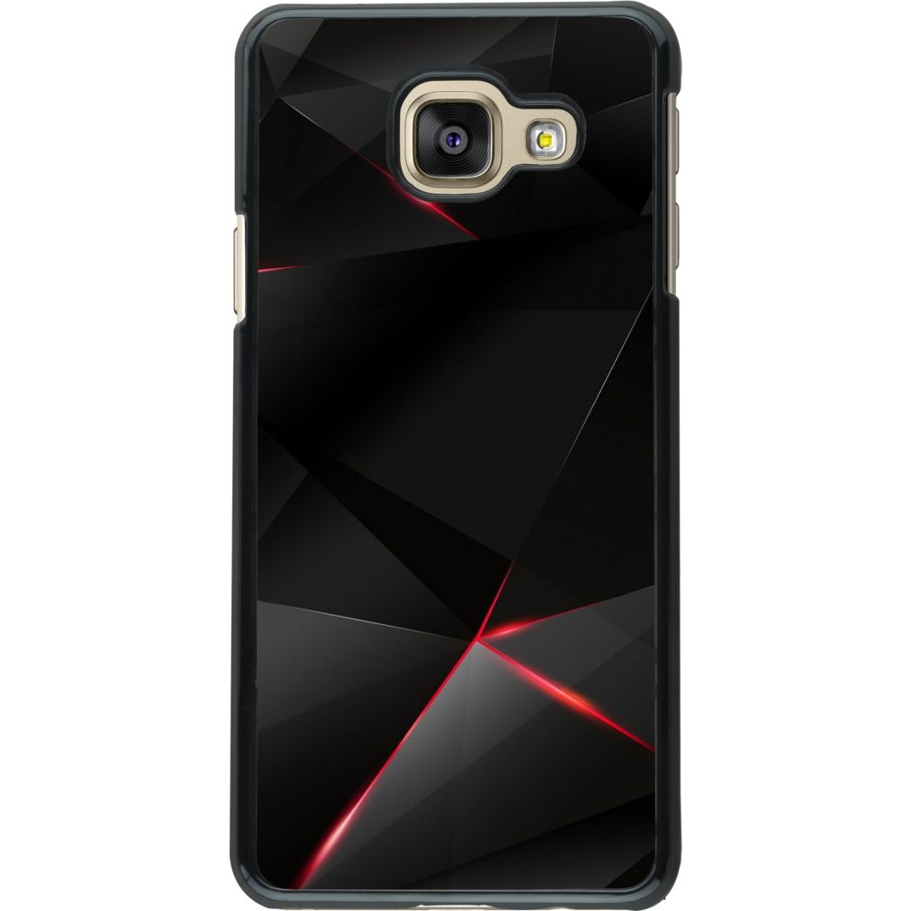 Coque Samsung Galaxy A3 (2016) - Black Red Lines