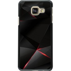 Coque Samsung Galaxy A3 (2016) - Black Red Lines
