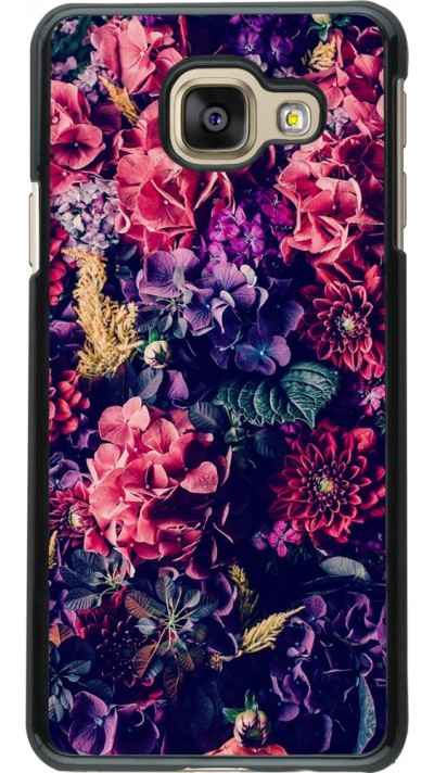 Coque Samsung Galaxy A3 (2016) - Flowers Dark