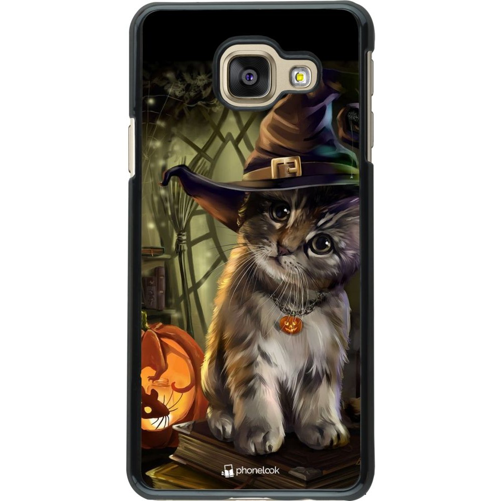 Coque Samsung Galaxy A3 (2016) - Halloween 21 Witch cat