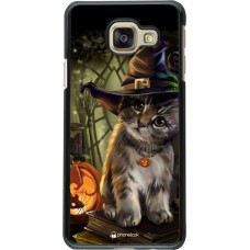 Hülle Samsung Galaxy A3 (2016) - Halloween 21 Witch cat
