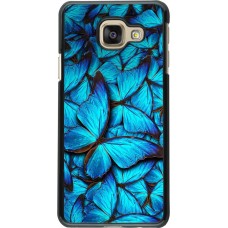 Hülle Samsung Galaxy A3 (2016) - Papillon - Bleu