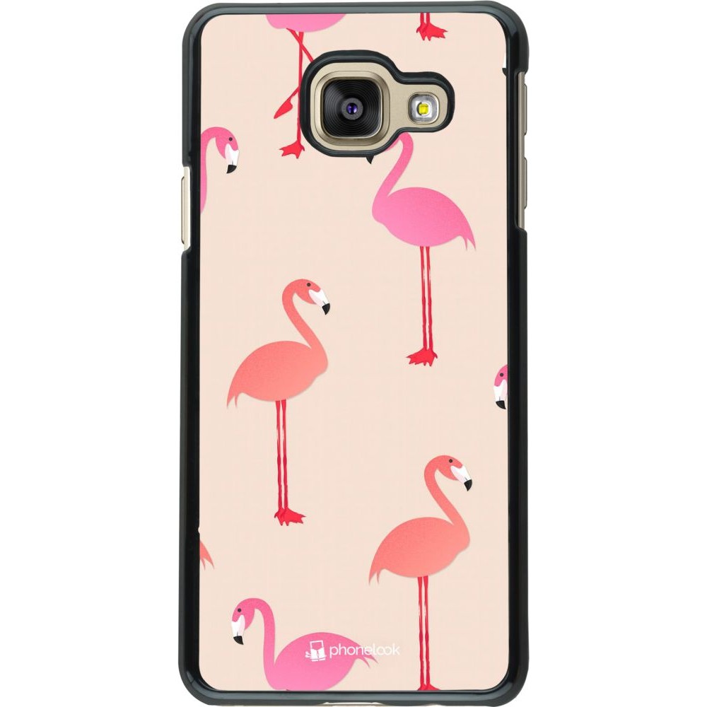 Hülle Samsung Galaxy A3 (2016) - Pink Flamingos Pattern