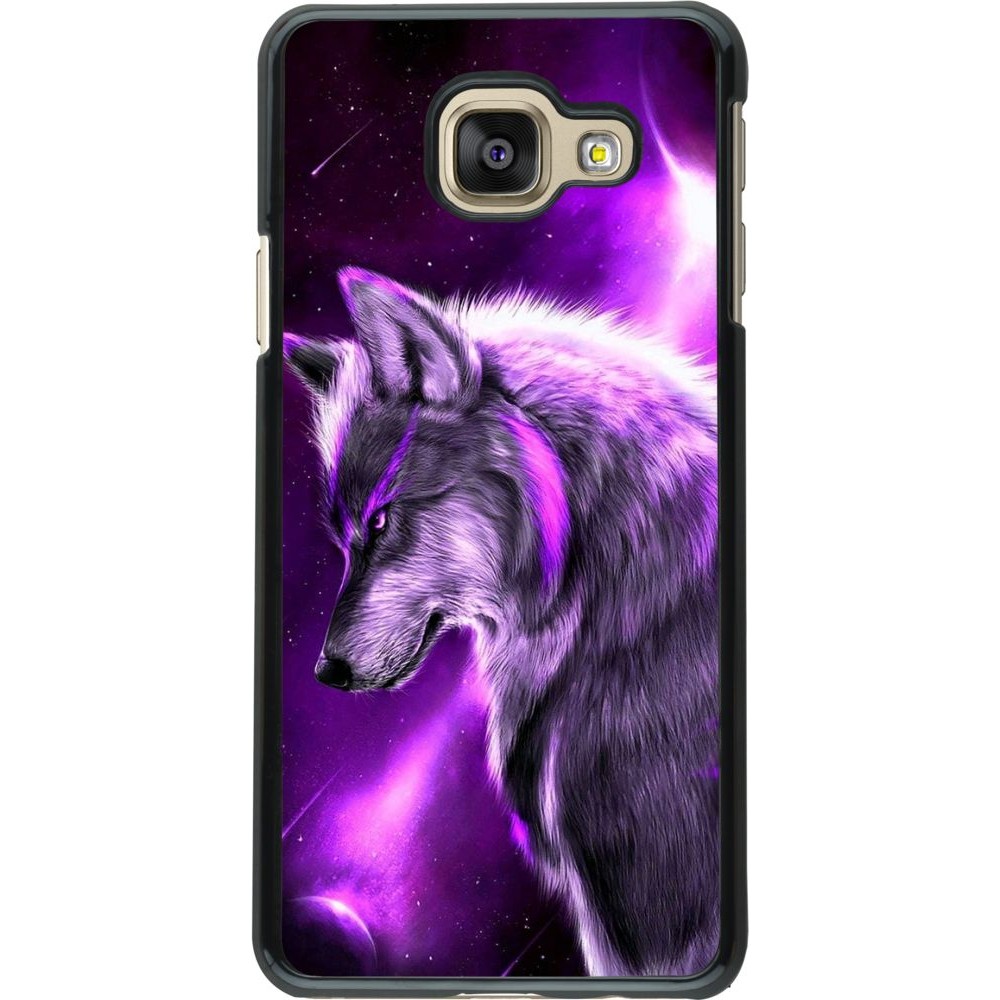 Hülle Samsung Galaxy A3 (2016) - Purple Sky Wolf