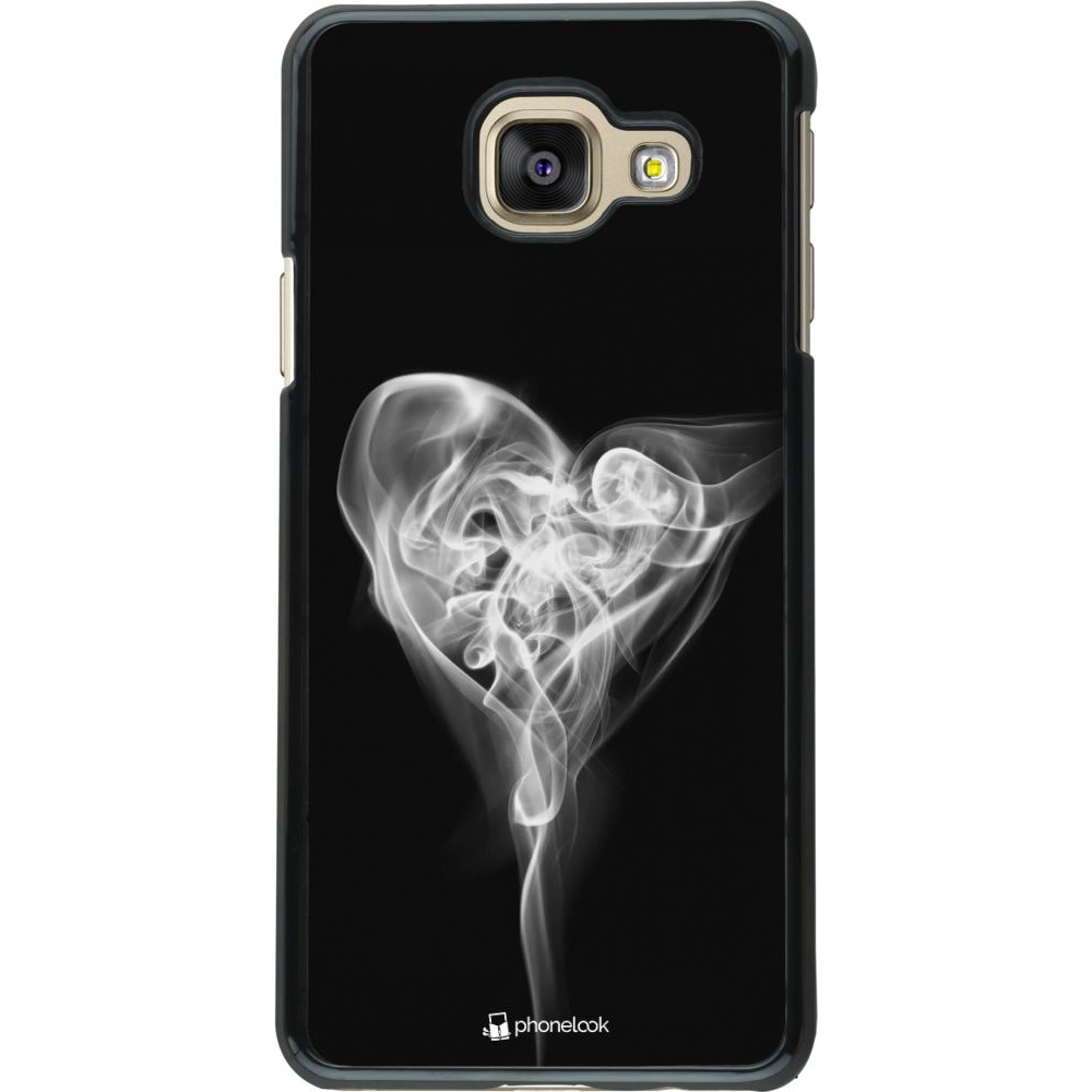 Hülle Samsung Galaxy A3 (2016) - Valentine 2022 Black Smoke