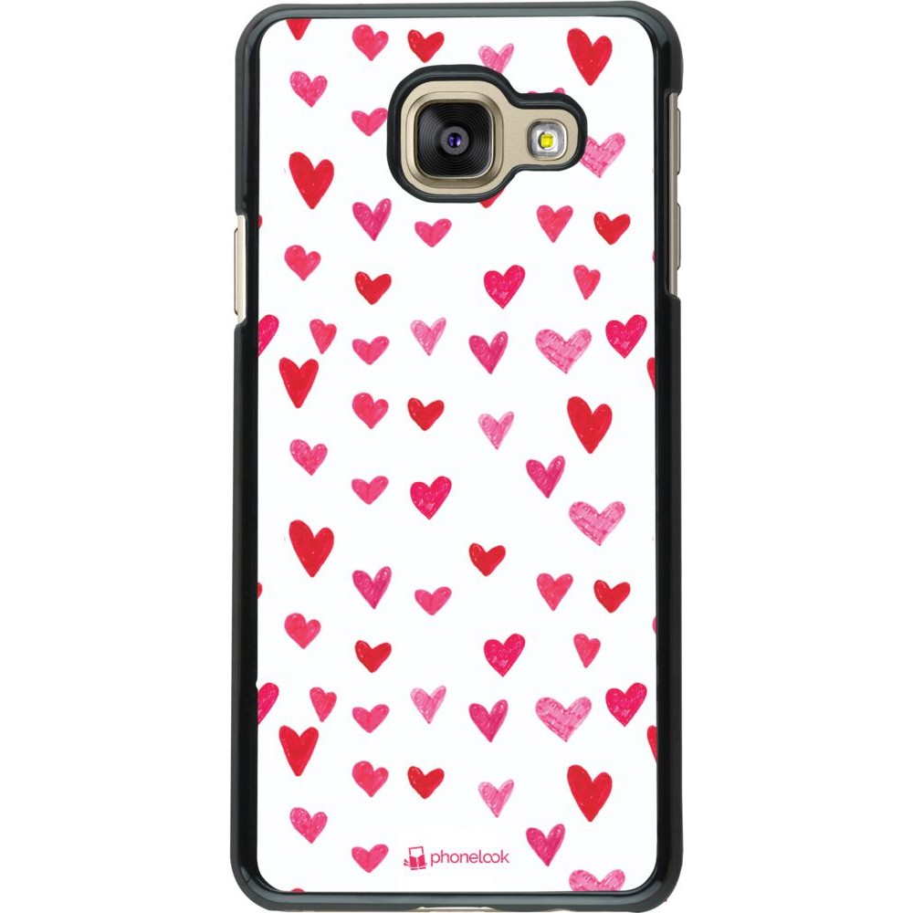 Hülle Samsung Galaxy A3 (2016) - Valentine 2022 Many pink hearts