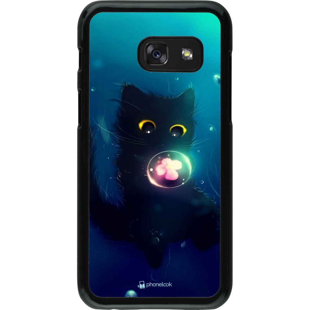 Hülle Samsung Galaxy A3 (2017) - Cute Cat Bubble