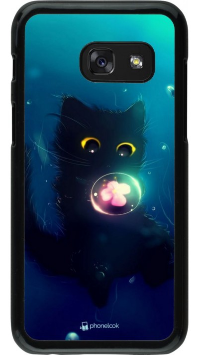 Coque Samsung Galaxy A3 (2017) - Cute Cat Bubble