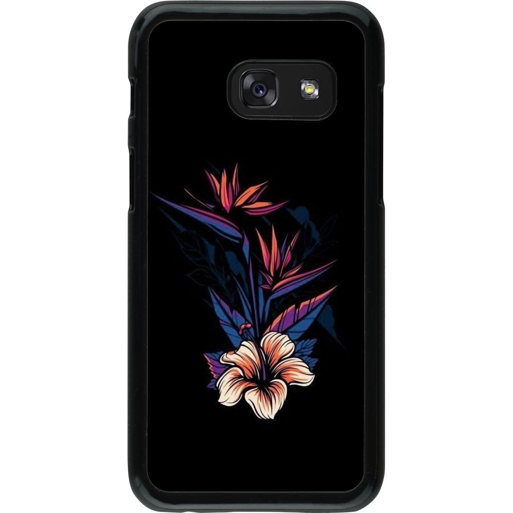 Coque Samsung Galaxy A3 (2017) - Dark Flowers
