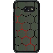 Coque Samsung Galaxy A3 (2017) - Geometric Line red