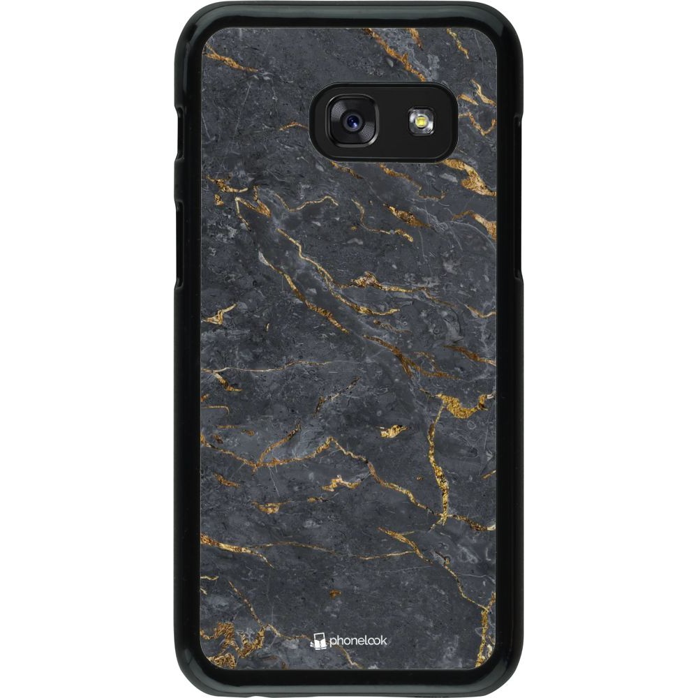 Coque Samsung Galaxy A3 (2017) - Grey Gold Marble