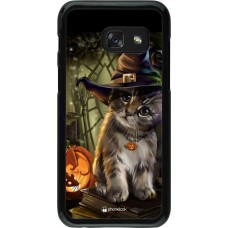 Hülle Samsung Galaxy A3 (2017) - Halloween 21 Witch cat