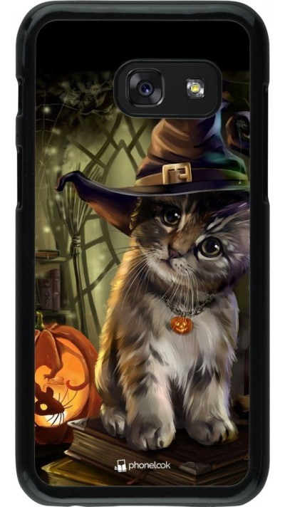 Hülle Samsung Galaxy A3 (2017) - Halloween 21 Witch cat