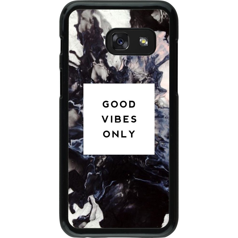 Hülle Samsung Galaxy A3 (2017) - Marble Good Vibes Only