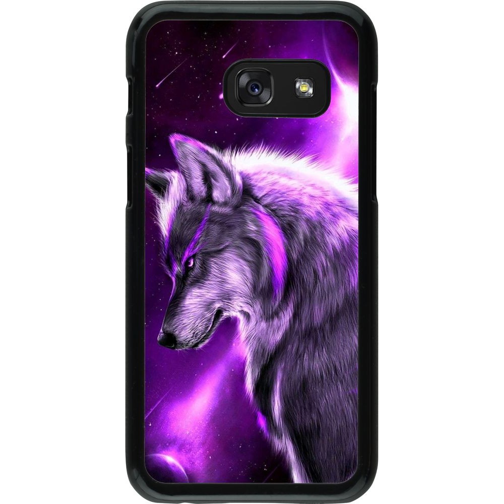 Hülle Samsung Galaxy A3 (2017) - Purple Sky Wolf