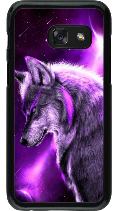 Coque Samsung Galaxy A3 (2017) - Purple Sky Wolf