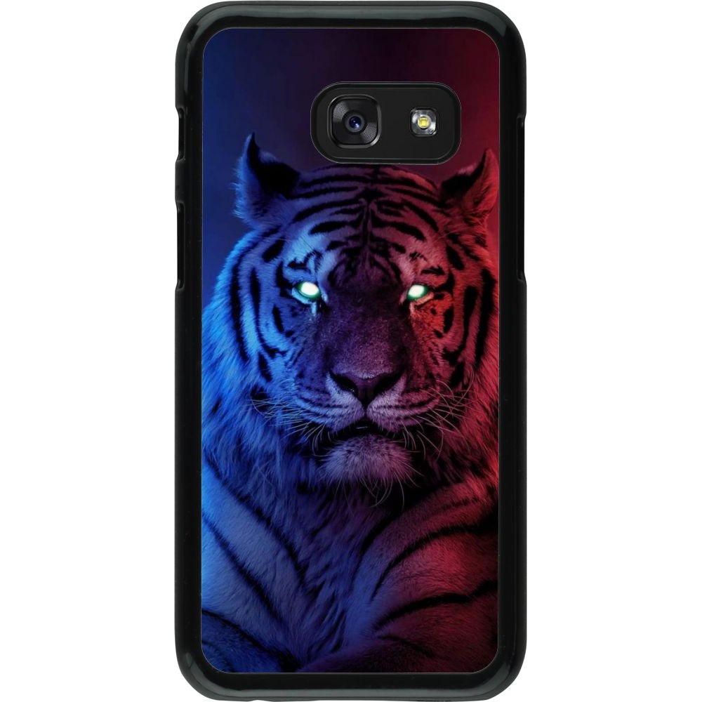 Coque Samsung Galaxy A3 (2017) - Tiger Blue Red