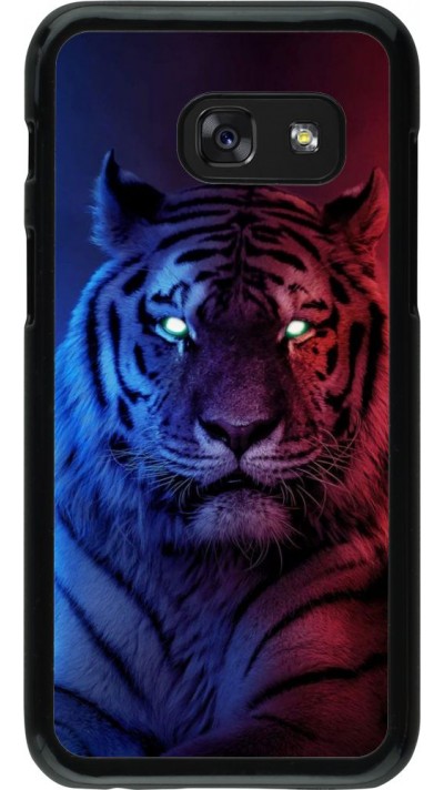 Hülle Samsung Galaxy A3 (2017) - Tiger Blue Red