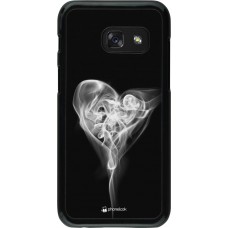 Hülle Samsung Galaxy A3 (2017) - Valentine 2022 Black Smoke