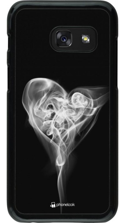 Hülle Samsung Galaxy A3 (2017) - Valentine 2022 Black Smoke