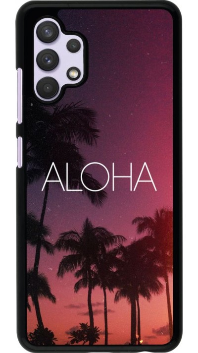 Coque Samsung Galaxy A32 - Aloha Sunset Palms