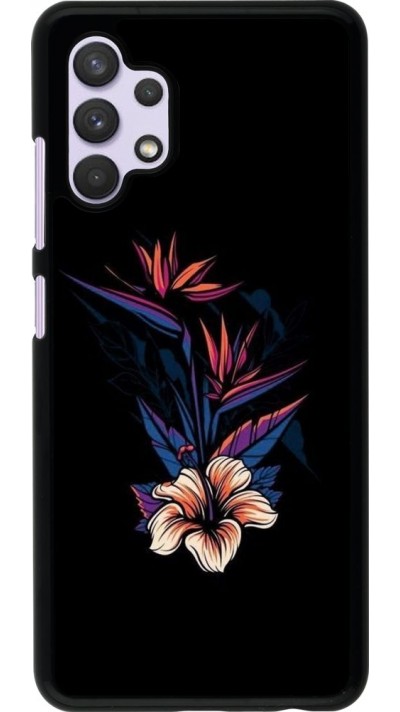 Coque Samsung Galaxy A32 - Dark Flowers