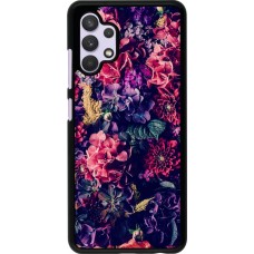 Coque Samsung Galaxy A32 - Flowers Dark