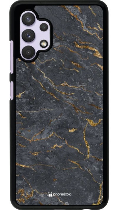 Coque Samsung Galaxy A32 - Grey Gold Marble