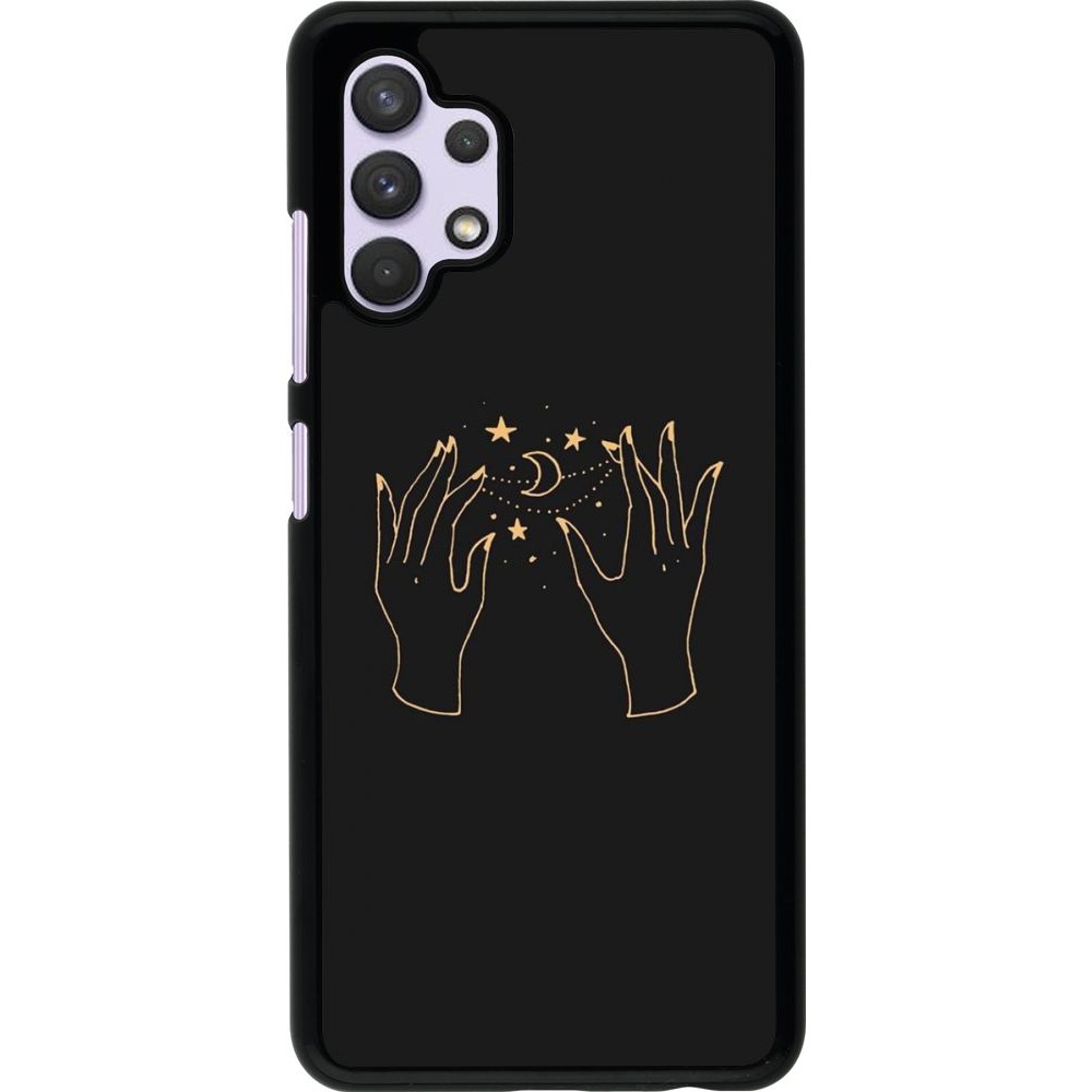 Hülle Samsung Galaxy A32 - Grey magic hands