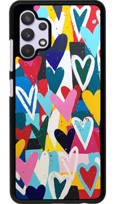 Coque Samsung Galaxy A32 - Joyful Hearts