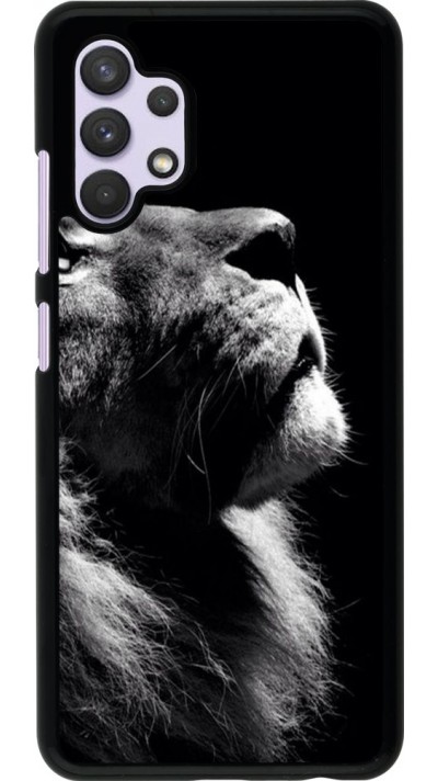 Coque Samsung Galaxy A32 - Lion looking up