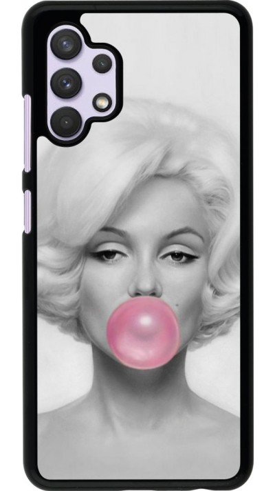 Coque Samsung Galaxy A32 - Marilyn Bubble