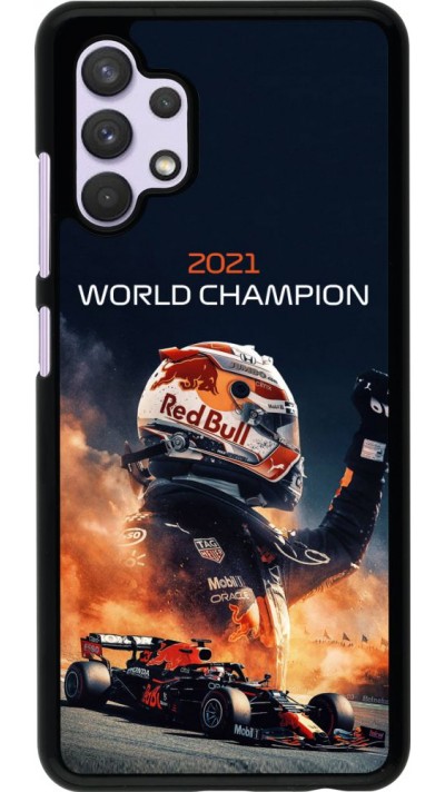 Coque Samsung Galaxy A32 - Max Verstappen 2021 World Champion