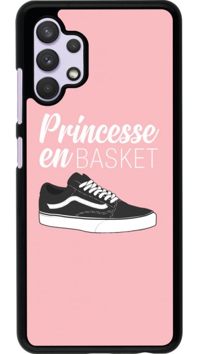 Coque Samsung Galaxy A32 - princesse en basket