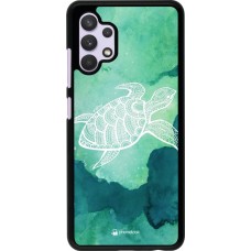 Coque Samsung Galaxy A32 - Turtle Aztec Watercolor