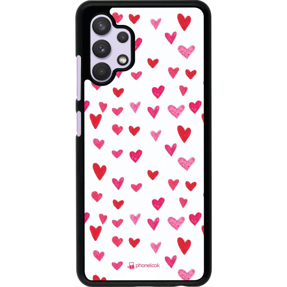 Coque Samsung Galaxy A32 - Valentine 2022 Many pink hearts