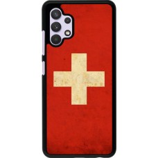 Hülle Samsung Galaxy A32 - Vintage Flag SWISS