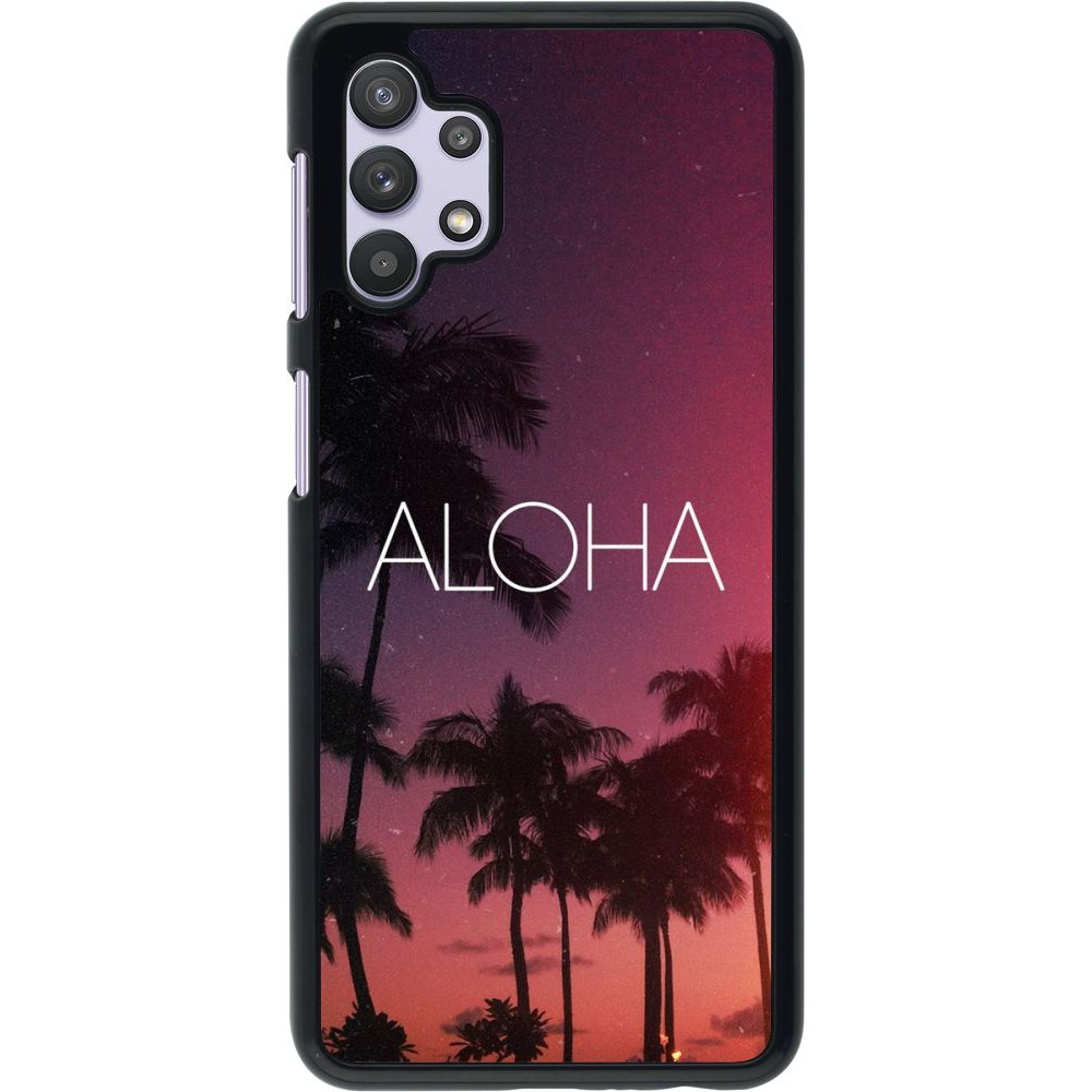 Hülle Samsung Galaxy A32 5G - Aloha Sunset Palms