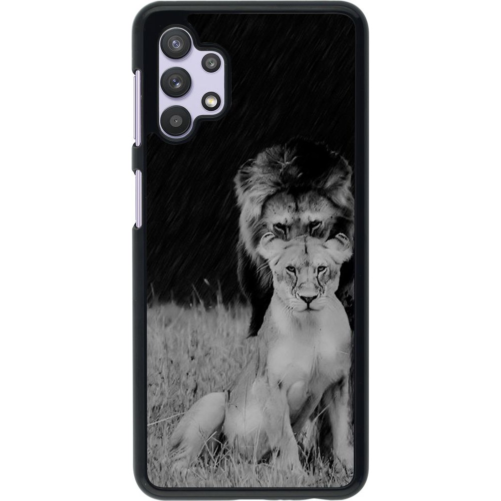 Hülle Samsung Galaxy A32 5G - Angry lions
