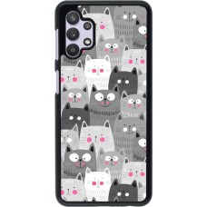 Coque Samsung Galaxy A32 5G - Chats gris troupeau