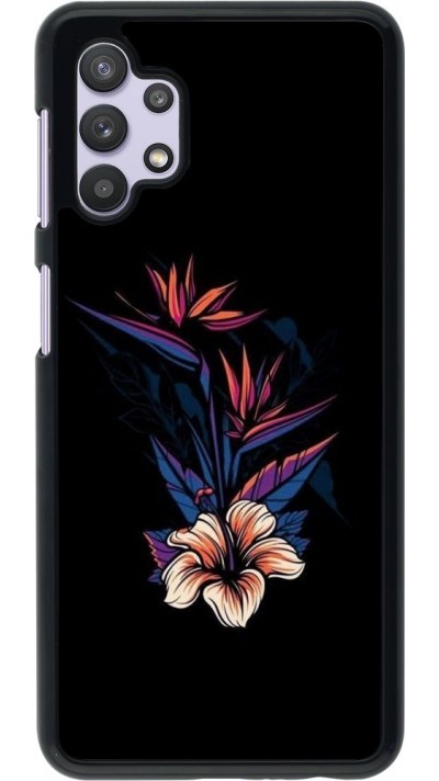 Coque Samsung Galaxy A32 5G - Dark Flowers