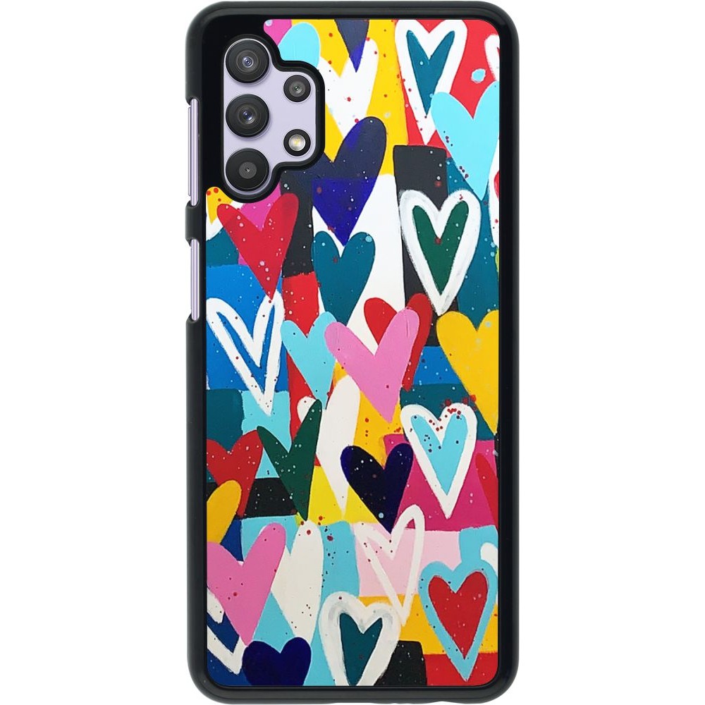 Coque Samsung Galaxy A32 5G - Joyful Hearts