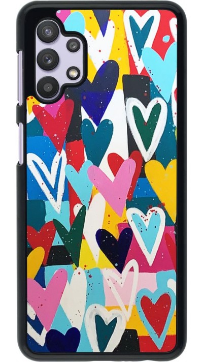 Coque Samsung Galaxy A32 5G - Joyful Hearts