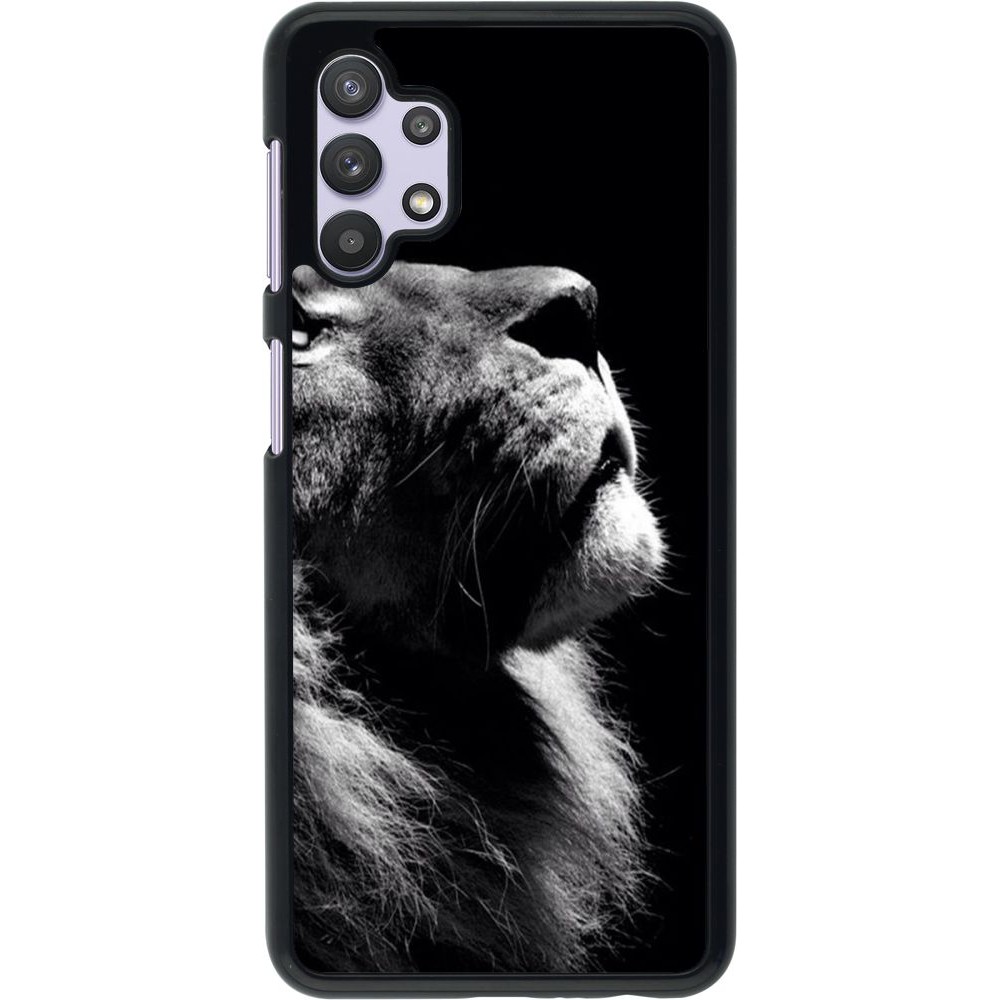 Coque Samsung Galaxy A32 5G - Lion looking up