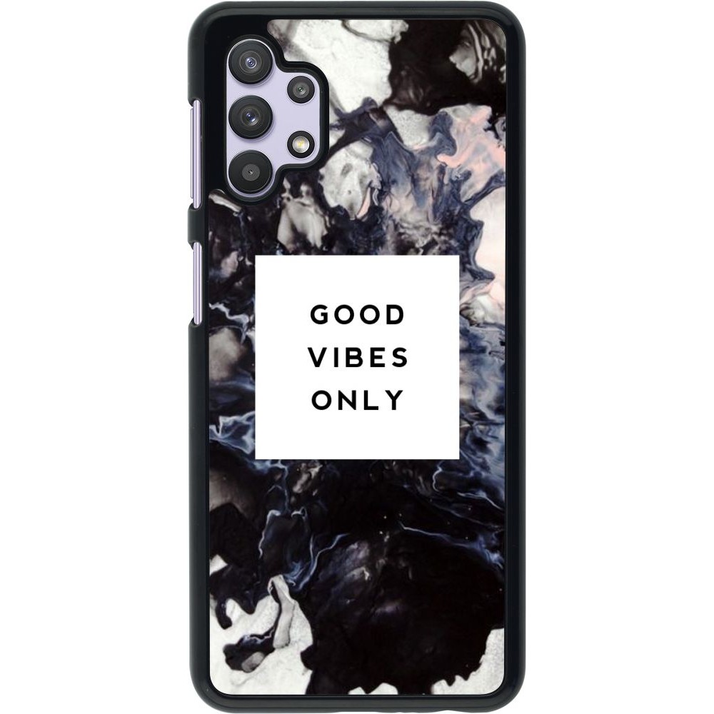 Coque Samsung Galaxy A32 5G - Marble Good Vibes Only